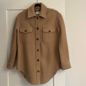 Wilfred Free by Aritzia Ganna Jacket, size 2XS, camel colour
